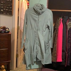 Long sweatshirt jacket